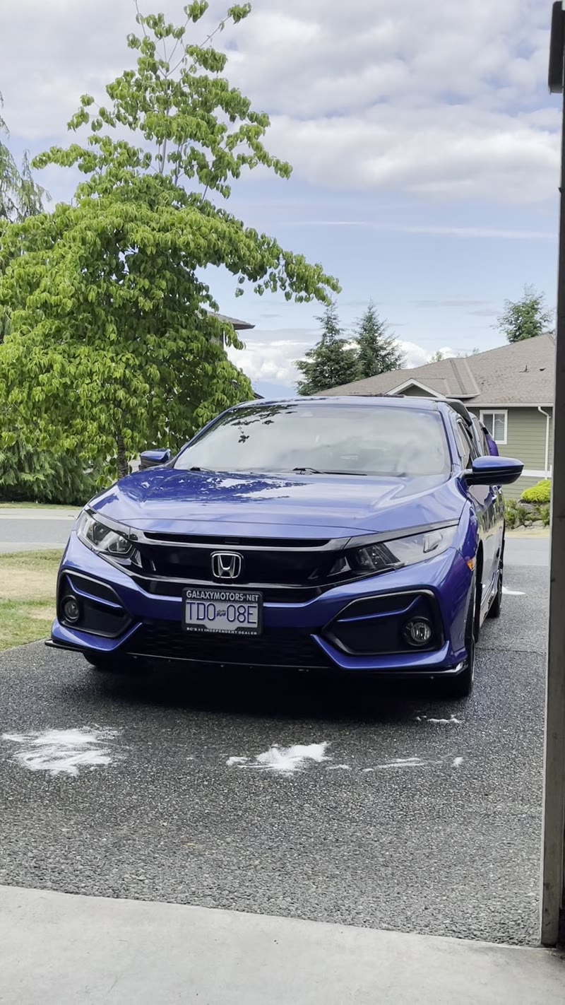 Clean car exterior