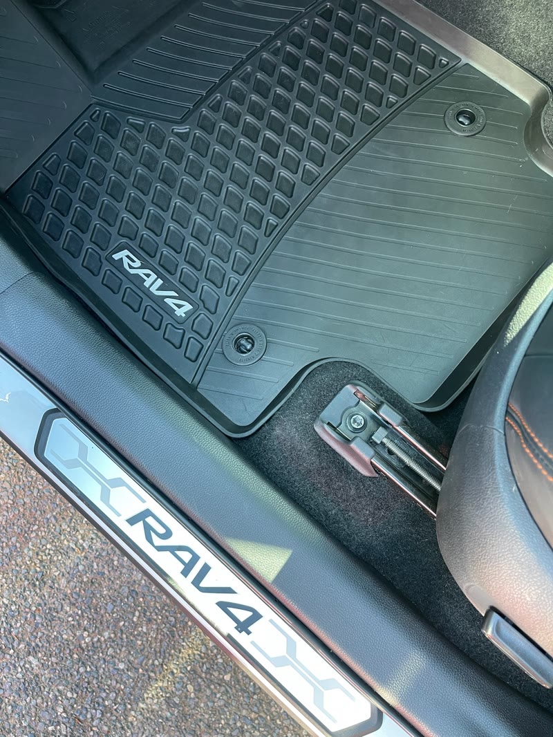 Clean RAV4 interior detail